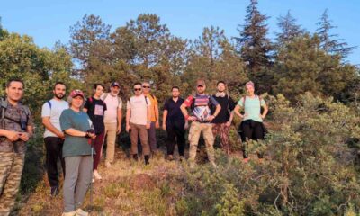 Kent ormanı yürüyüşünde sıra dışı karşılaşma