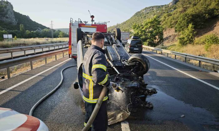 Osmangazi Tüneli çıkışında trafik kazası: 4 yaralı