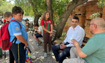 Yaz Kur’an kursu öğrencilerine aşure ikramı