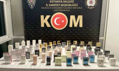 Kütahya’da kaçak parfüm operasyonu