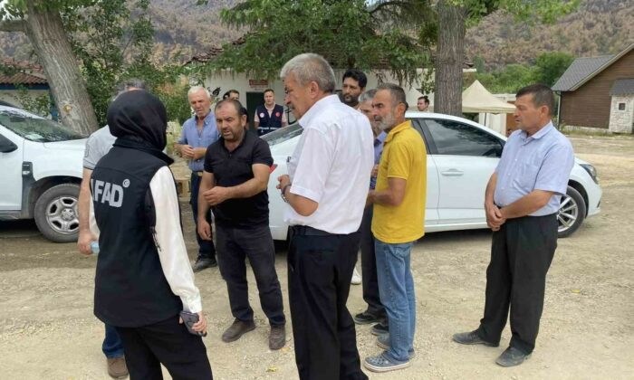 Köprücek köyünde sulama göledi için ilk adım atıldı
