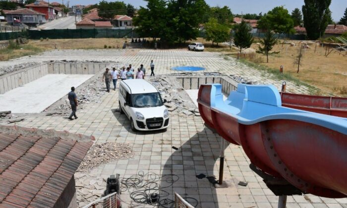 Beylikova’da atıl kalan Aquapark yeniden hayat buluyor