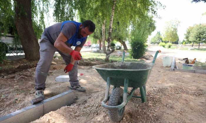 71 Evler Mahallesi’ndeki Şehit Ersin Ilıtan Parkı yenileniyor