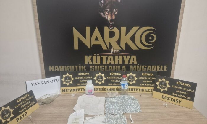 Kütahya’da uyuşturucu taciri Narkotim ekiplerince yakalandı