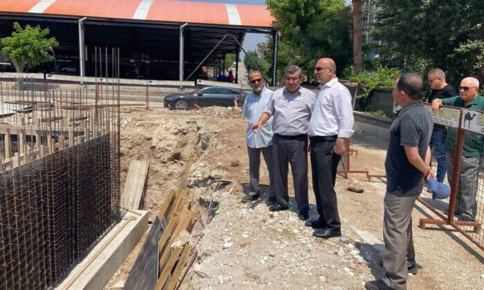 Müftü İmamoğlu, Mevlana Camii inşaatını yerinde inceledi