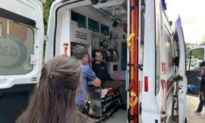 Binayı ateşe vermeye kalkışan alkollü şahıs 4 saatte ikna edilerek hastaneye kaldırıldı