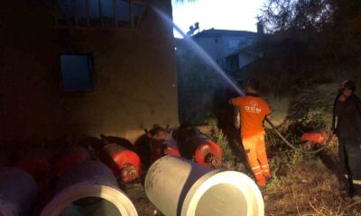 Bilecik’te metruk evde çıkan yangın korkuttu