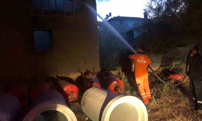 Bilecik’te metruk evde çıkan yangın korkuttu