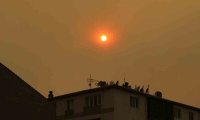 Bilecik’teki yangında Eskişehir semaları dumanla kaplandı
