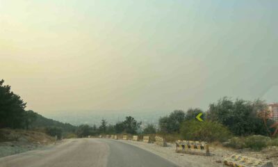 Bilecik yangınının dumanı Eskişehir’e ulaştı