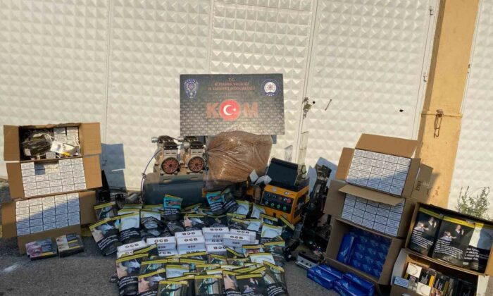 Kütahya’da kaçak tütün operasyonu: 1 gözaltı