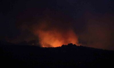 Eskişehir’de orman yangınına havadan müdahaleye ara verildi