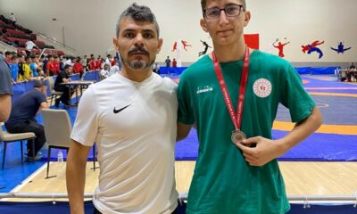 Eskişehirli sporcunun güreş başarısı