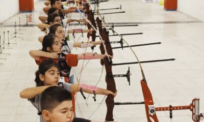 Eskişehirli sporcular okçuluk antrenmanlarına devam ediyor