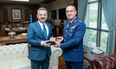 Vali Aksoy, Hava Korgeneral Rafet Dalkıran’a iade-i ziyarette bulundu