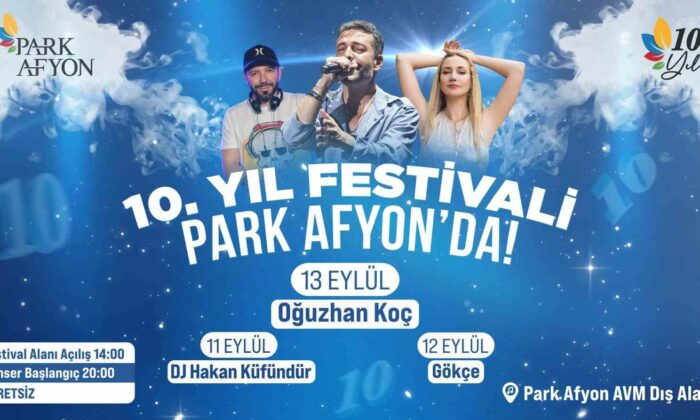 Park Afyon AVM’de 10’ncu yıl festivali