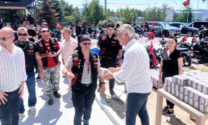 Türk Chopper üyeleri, Zafer Haftası’nda Kütahya’da