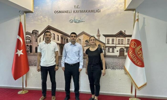 Osmaneli eğitim yöneticilerinden Kaymakam Kılıç’a veda ziyareti