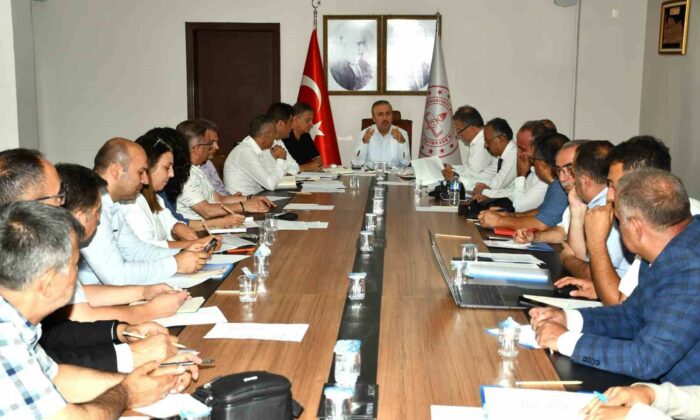 Okul müdürleriyle aylık koordinasyon toplantısı yapıldı