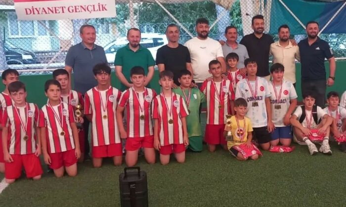 Simav’da Yaz Kur’an Kursları arası futbol turnuvası