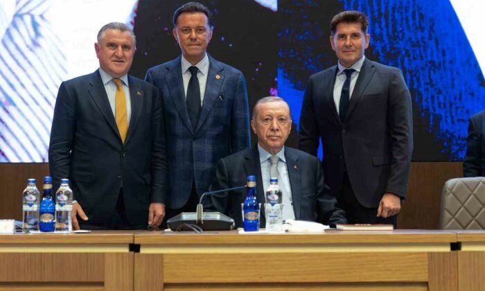 Nebi Hatipoğlu ve Jeyap Heper, Cumhurbaşkanı Erdoğan’ı ziyaret etti