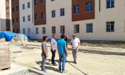Tabtuk Emre Kız Öğrenci Yurdu inşaatında inceleme yapıldı