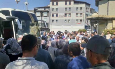 Tavşanlı’da umreciler dualarla uğurlandı