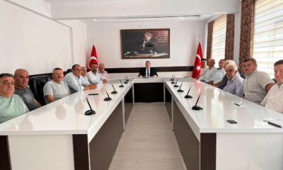 Kaymakam Ünal, muhtarlarla bir araya geldi