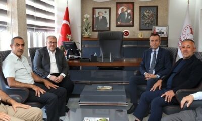 AK Parti heyeti Tarım ve Orman İl Müdürü Ayvalık’ı hayırlı olsun ziyareti