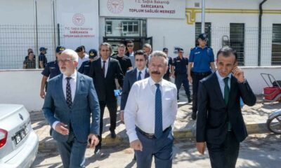 Vali Aksoy, Sarıcakaya’da sağlık tesislerini ziyaret etti