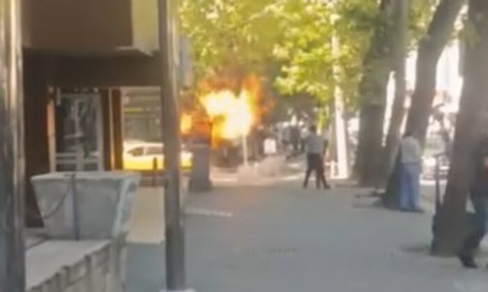 Elektrik panosunun patlaması sonucu çıkan yangın paniğe sebep oldu