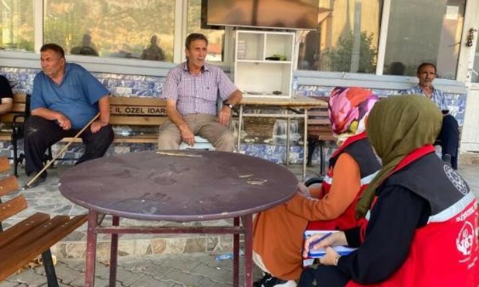 Geçitli Köyü’nde psikososyal destek ekibi sahada