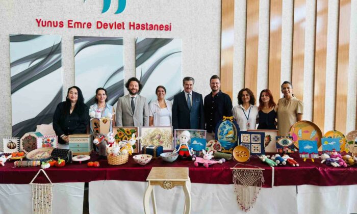 Yunus Emre Devlet Hastanesi’nde ’Geleneksel El Sanatları Sergisi’ açıldı