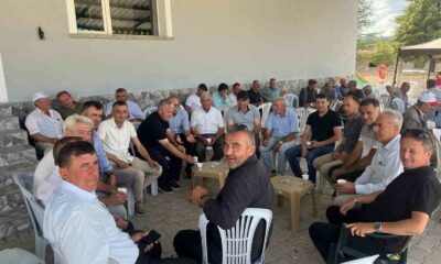 Karacakaş Köyünde yağmur duası ve birlik yemeği