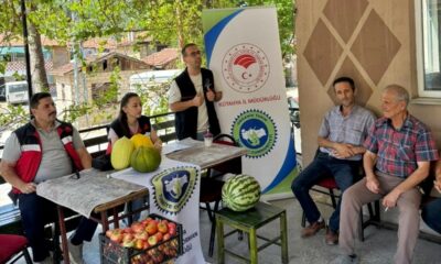 Doğal Emet Göncek köyü kavunu için 35 çiftçiye eğitim