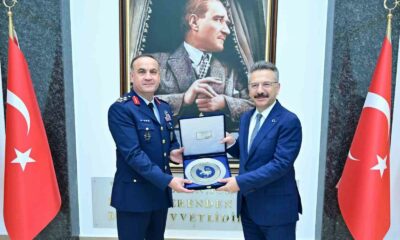 Hava Korgeneral Rafet Dalkıran’dan Vali Aksoy’a ziyaret