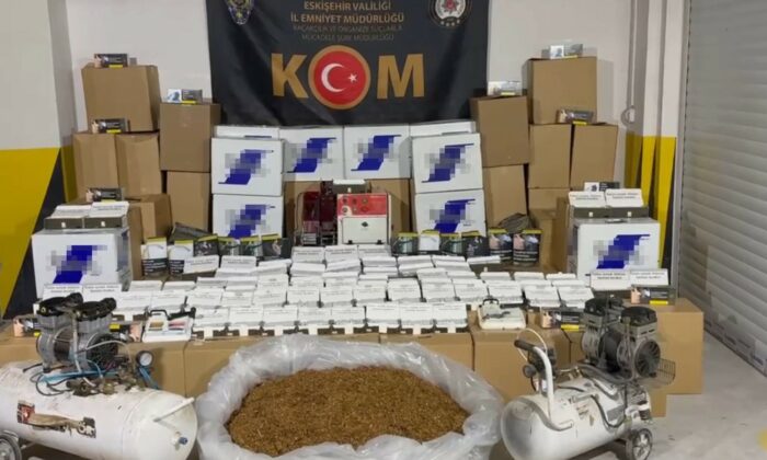 Eskişehir’de 315 kilogram kaçak tütün ele geçirildi