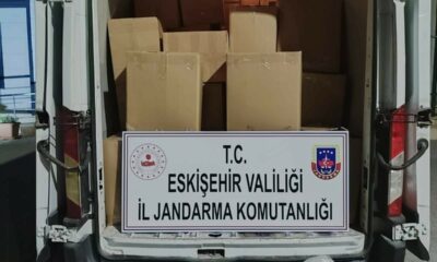 Adana’dan Eskişehir’e 1 ton 125 kilogram kaçak tütün getiren şahıs yakaland