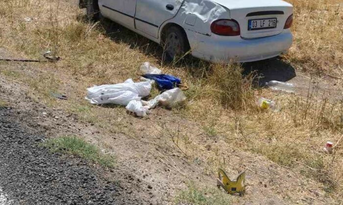 Takla atan otomobilde 4 kişi yaralandı