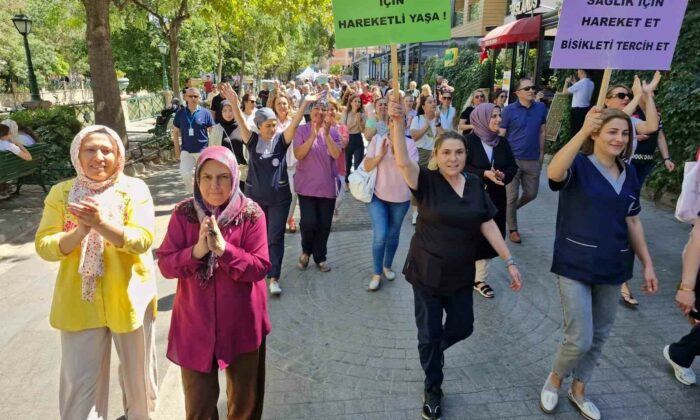 Halk Sağlığı Haftası kapsamında yürüyüş düzenlendi