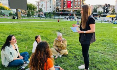 Kütahya’da SİBERAY ekiplerinden sokakta bilgilendirme çalışması