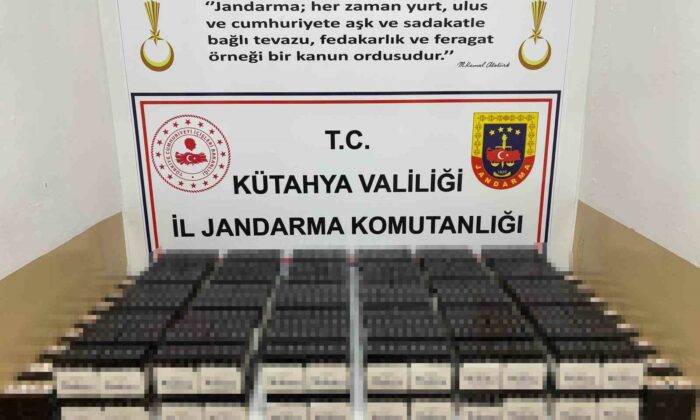 Kütahya’da 79 bin 940 adet bandrolsüz makaron ele geçirildi