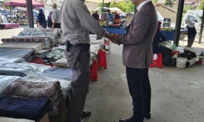 Kaymakam Uçar halk pazarı esnafı ile bir araya geldi