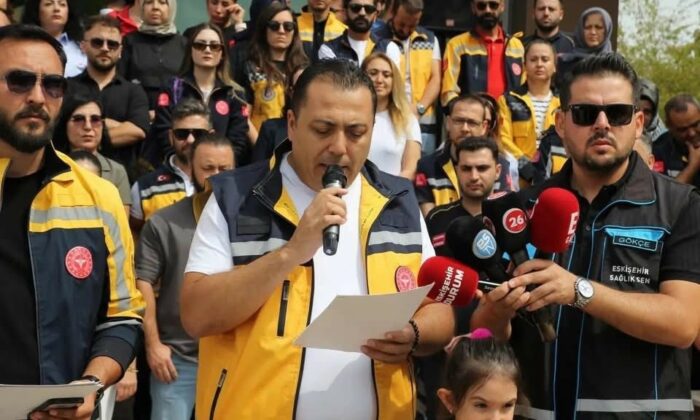 Sağlık ekibine yönelik saldırıya tepki