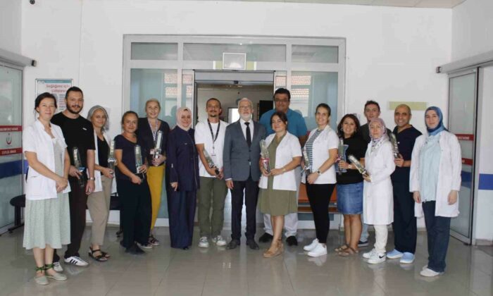 İl Sağlık Müdürü Bildirici’den fizyoterapistlere anlamlı ziyaret