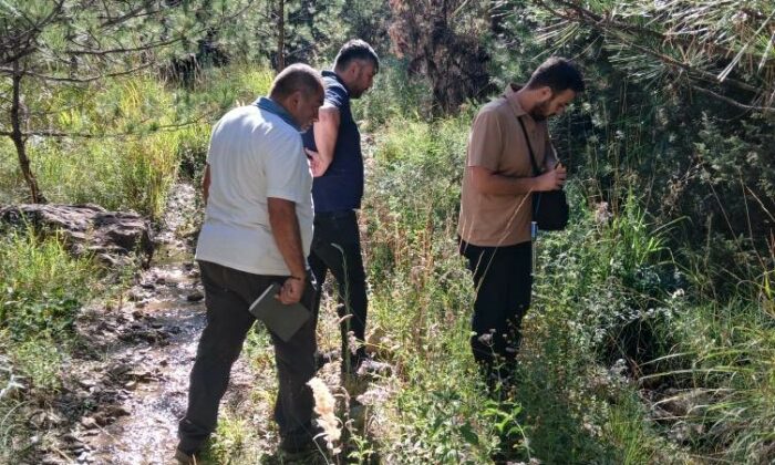 Gediz Gökler Beldesinde sıcak su arama çalışmaları başlatıldı