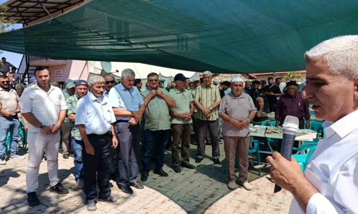Simav Dereköy’de büyük hayır ve yağmur duası