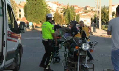 Tavşanlı’da otomobil ile motosiklet çarpıştı: 1 yaralı