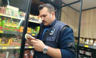 Sandıklı’da zincir marketlere yönelik denetim