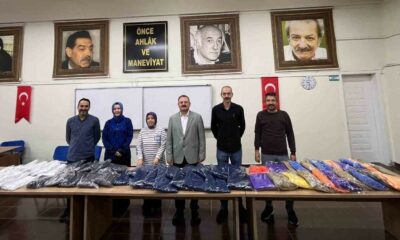 Gediz Halk Eğitim’de üretilen kışlıklar ihtiyaç sahiplerine ulaştırılacak